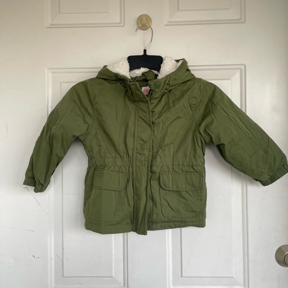 wonder nation Jackets & Coats Wonder Nation Olive Green Parka